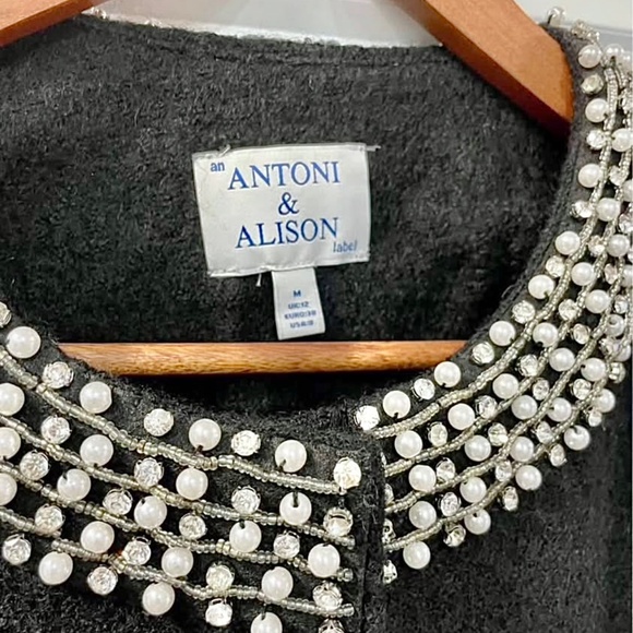 Antoni & Alison 100% wool pearl coat - Picture 3 of 6